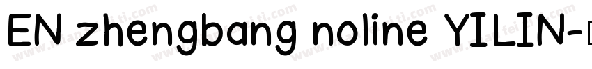 EN zhengbang noline YILIN字体转换